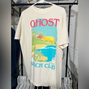 Ghost Lifestyle Beach Club Tee Cream Large